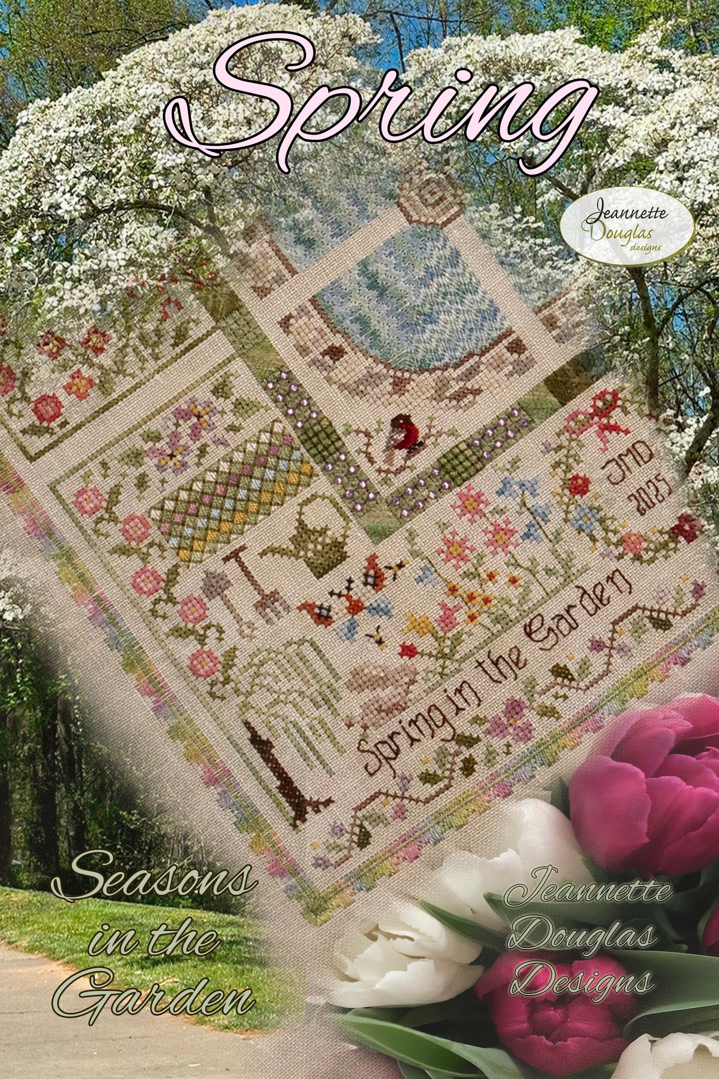 SEASONS IN THE GARDEN - Cross Stitch Pattern by Jeannette Douglas