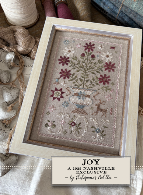 JOY - Cross Stitch Pattern by Shakespeare's Peddler PREORDER