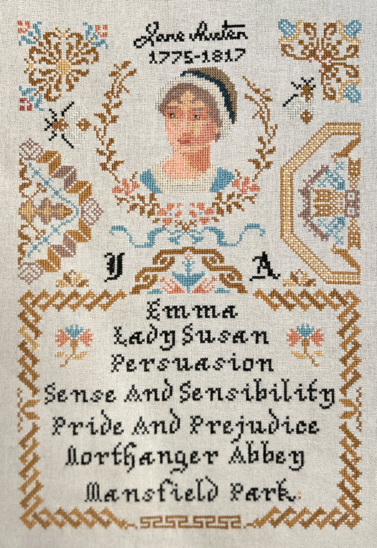 Jane Austen Quaker - Cross Stitch Pattern by Twin Peak Primitives