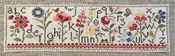 Alphabet Garden Summer Set - Cross Stitch Pattern by Jeannette Douglas PREORDER