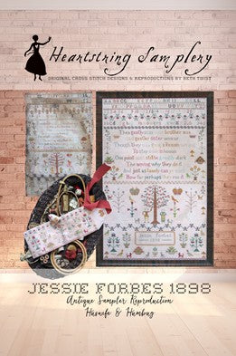 Jessie Forbes 1898 - Reproduction Sampler pattern by Heartstring Samplery