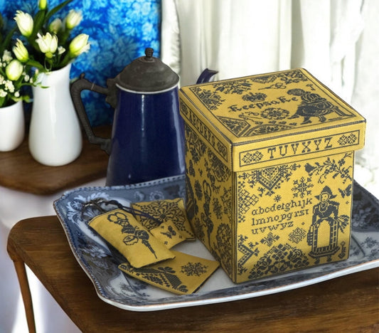 KEEPSAKE BOX SET - Cross Stitch Chart by Twin Peak Primitives PREORDER