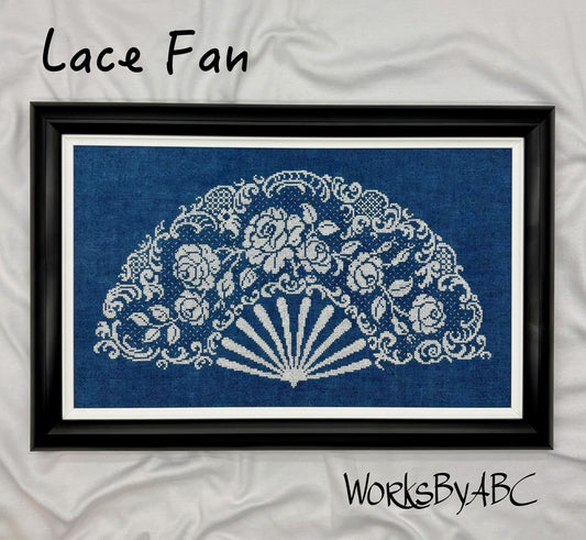 Lace Fan - Cross Stitch Pattern by Works by ABC PREORDER