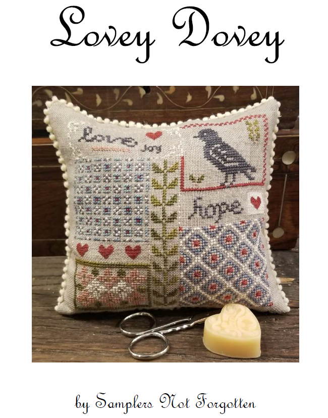 Lovey Dovey - Cross Stitch Chart by Samplers Not Forgotten PREORDER