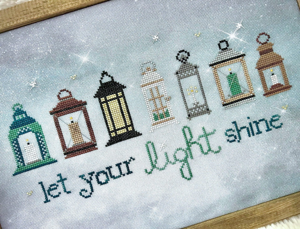 Lantern Lights - Cross Stitch Pattern by Sweet Wing Studio