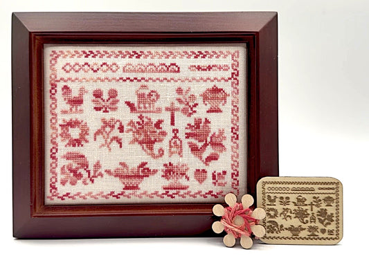Little Lion KIT- Cross Stitch Kit by My Sister's Samplers PREORDER