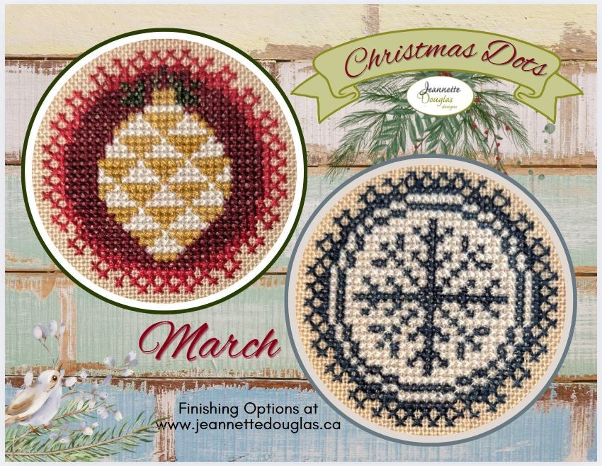 Christmas Dot Series - Cross Stitch Patterns by Jeannette Douglas PREORDER