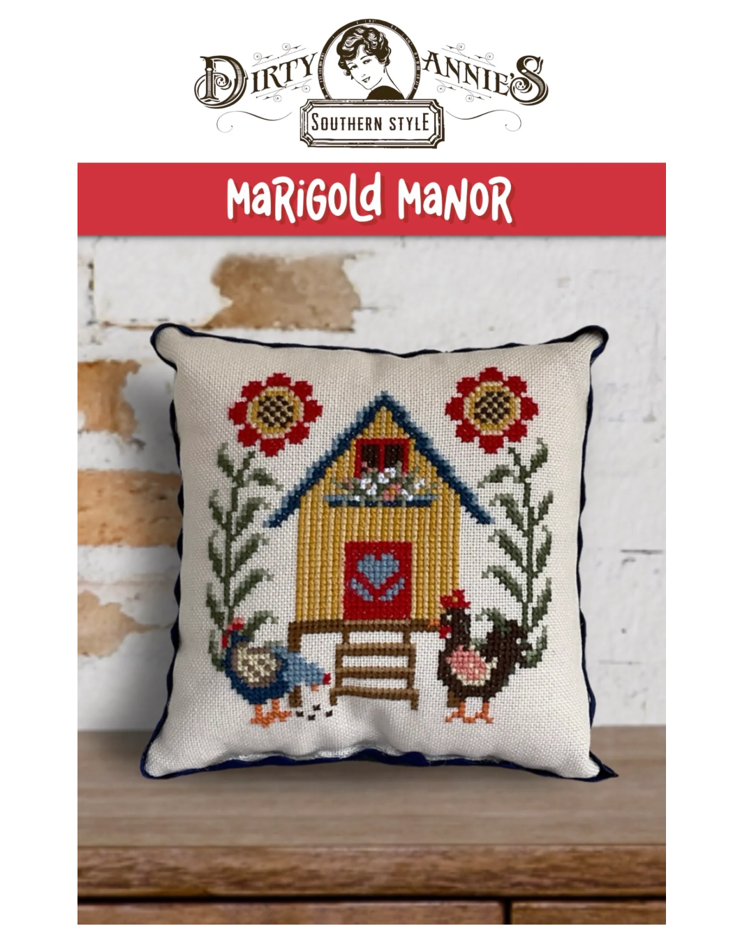 Marigold Manor - Cross Stitch Pattern by Dirty Annie's PREORDER