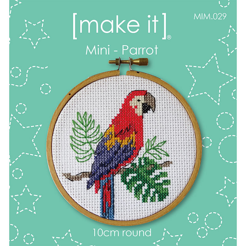 Mini Parrot Cross Stitch Kit