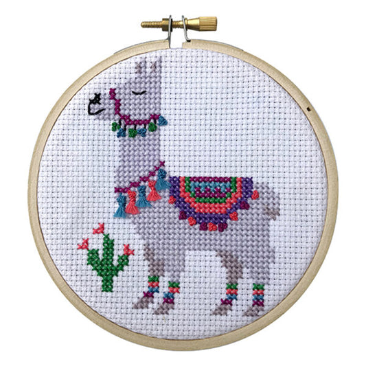 Mini Llama Cross Stitch Kit