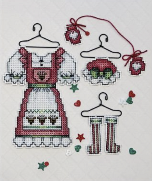 Mrs Santa's Closet - Cross Stitch Pattern by Frony Ritter PREORDER