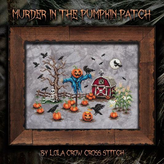 Murder in the Pumpkin Patch - Cross Stitch pattern by Lola Crow