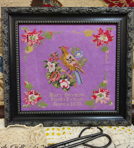 Mary Beynon 1870 - Cross Stitch Pattern by Quaint Rose Needlearts