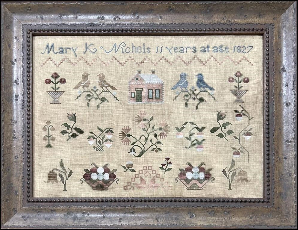 Mary K Nichols 1827 - Cross Stitch Pattern by The Scarlett House