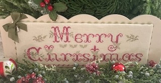 Merry Christmas - Cross Stitch Pattern by JBW Designs