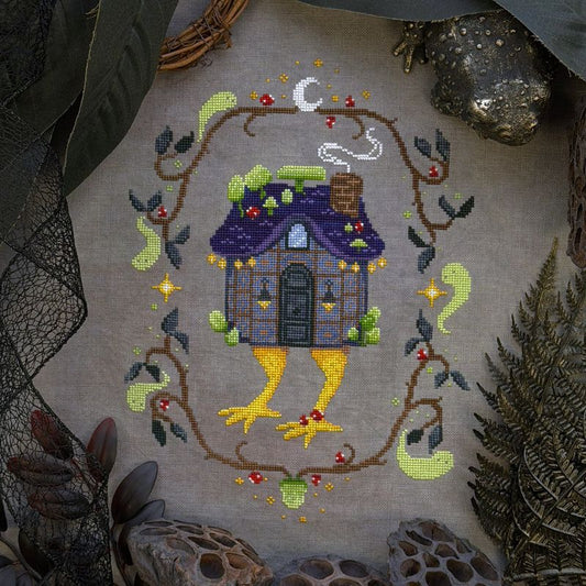 Mushroom Cottage Yaga - Cross Stitch Pattern by The Stitch Crypt PREORDER