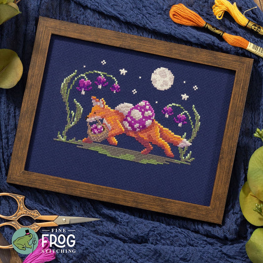 Mushroom Thief - Cross Stitch Pattern by Fine Frog Stitching PREORDER