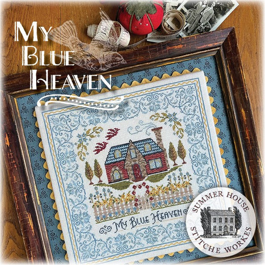 My Blue Heaven - Cross Stitch Pattern by Summer House Stitcheworkes PREORDER