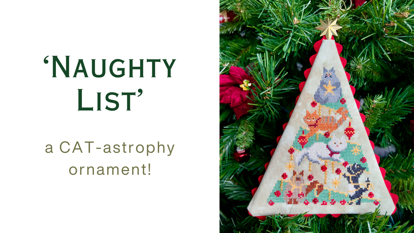 Naughty List - Cross Stitch Pattern by December Stitches PREORDER