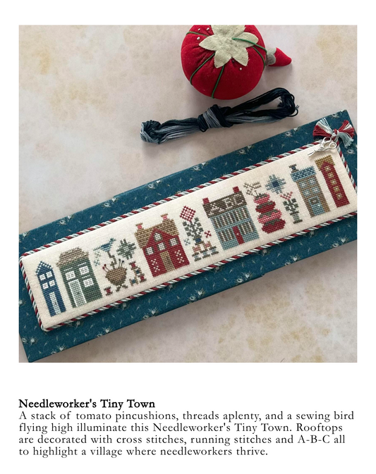 Needleworker's Tiny Town - Cross Stitch Pattern by Heart in Hand