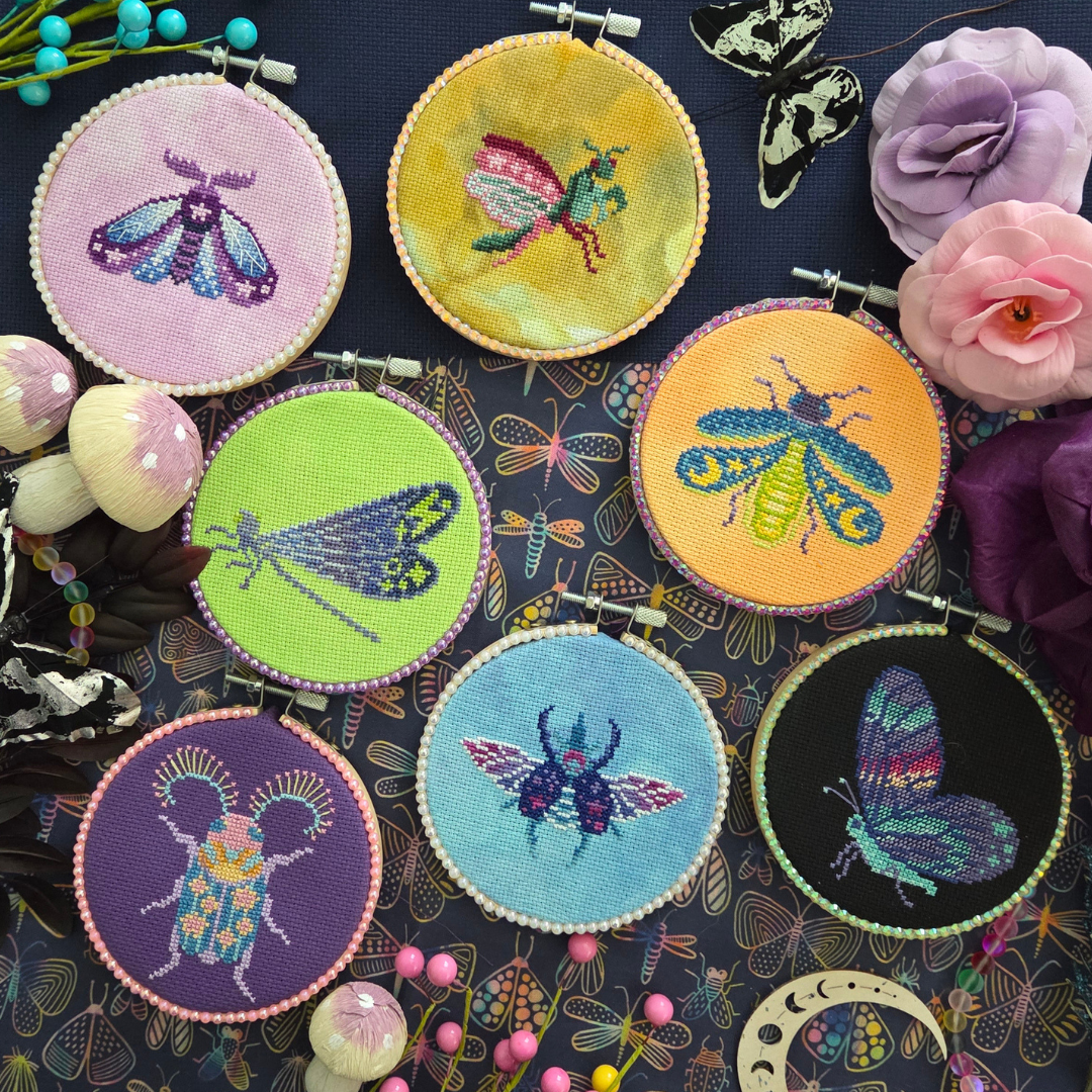 Celestial Bugs - Cross Stitch Patterns by BAD Stitch PREORDER