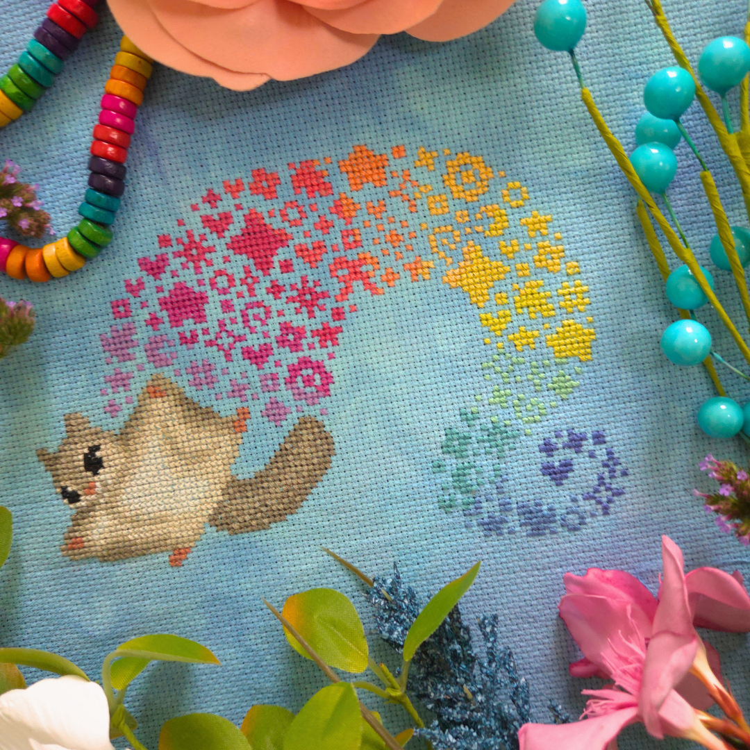 Flying Squirrel - Cross Stitch Pattern by BAD Stitch PREORDER