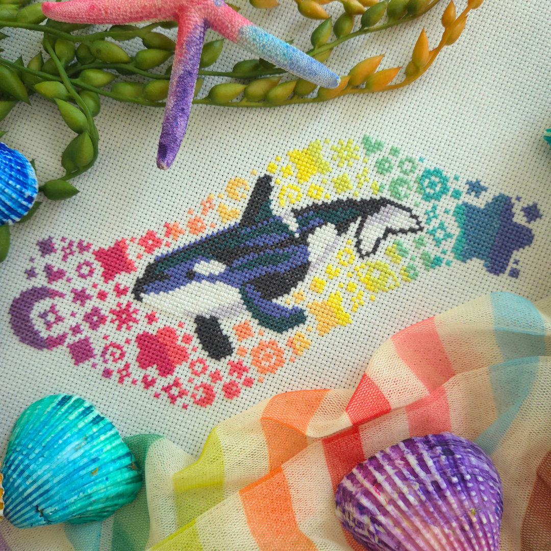 Rainbow Current - Cross Stitch Pattern by BAD Stitch PREORDER