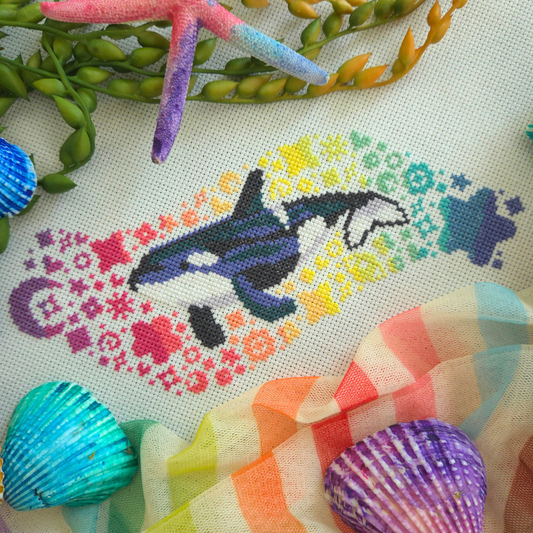 Rainbow Current - Cross Stitch Pattern by BAD Stitch PREORDER