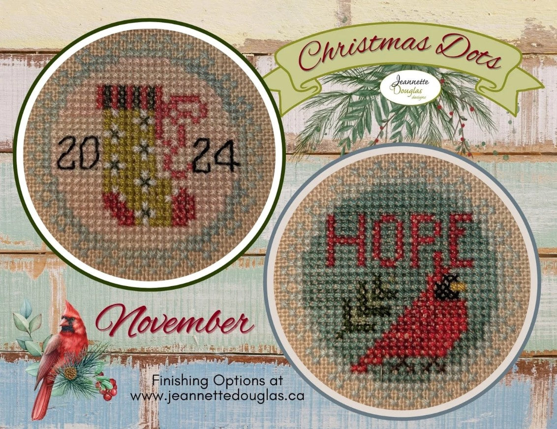 Christmas Dot Series - Cross Stitch Patterns by Jeannette Douglas