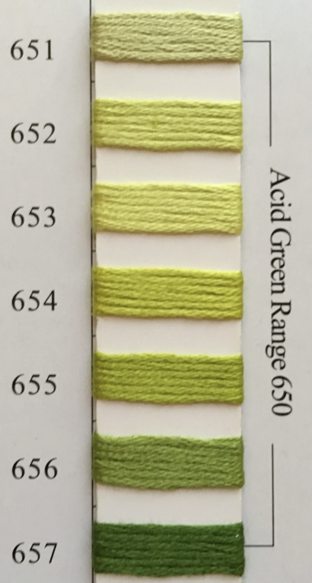 Needlepoint Inc Silk (NPI) 601 - 698