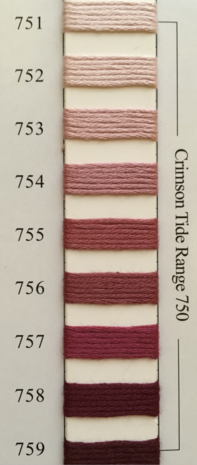 Needlepoint Inc Silk (NPI) 701 - 793