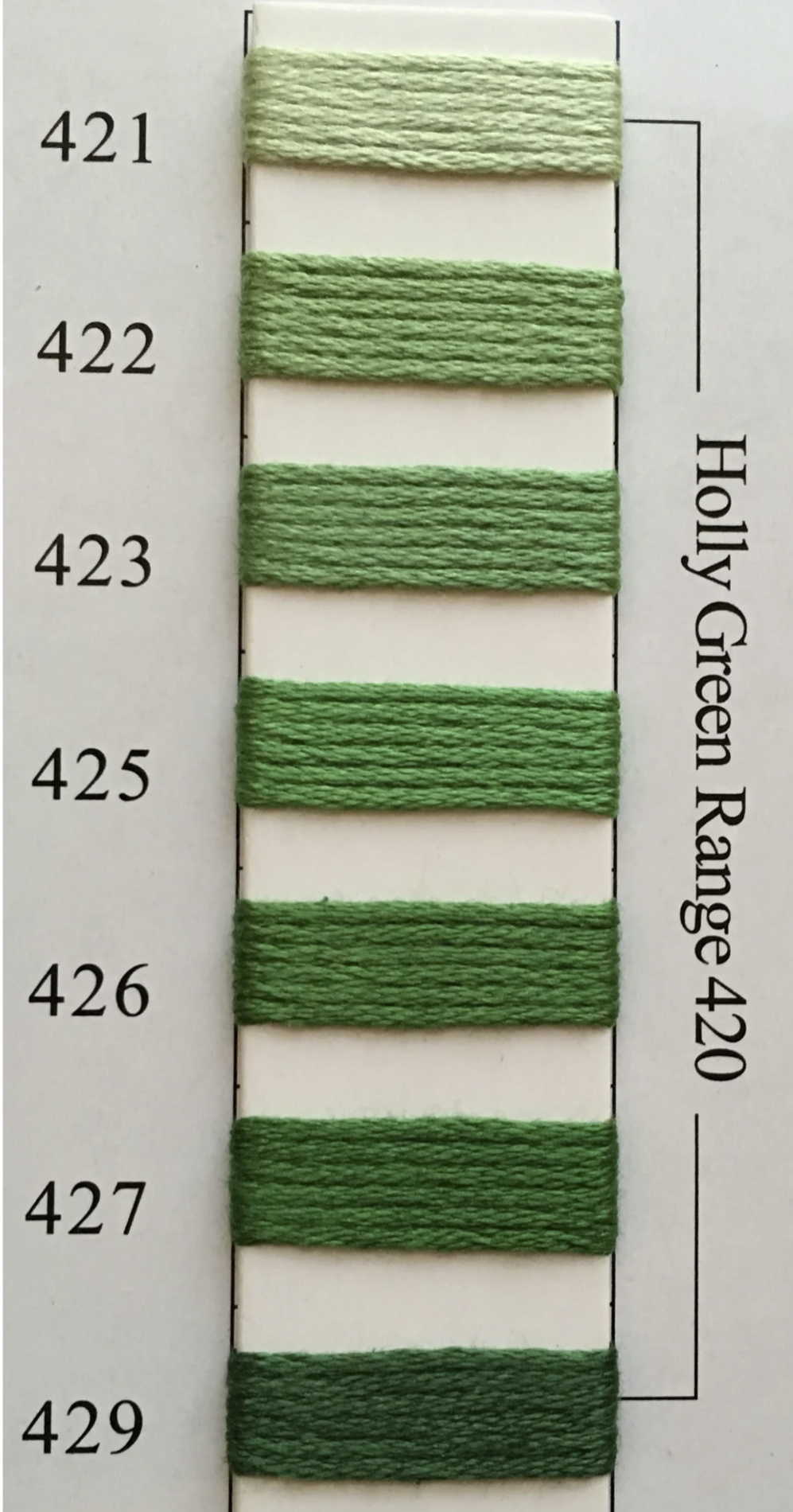 Needlepoint Inc Silk (NPI) 401 - 495