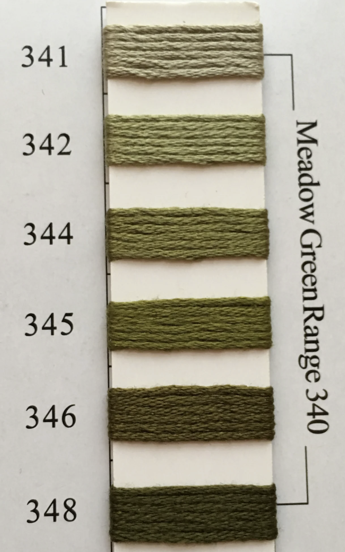 Needlepoint Inc Silk (NPI) 301 - 358