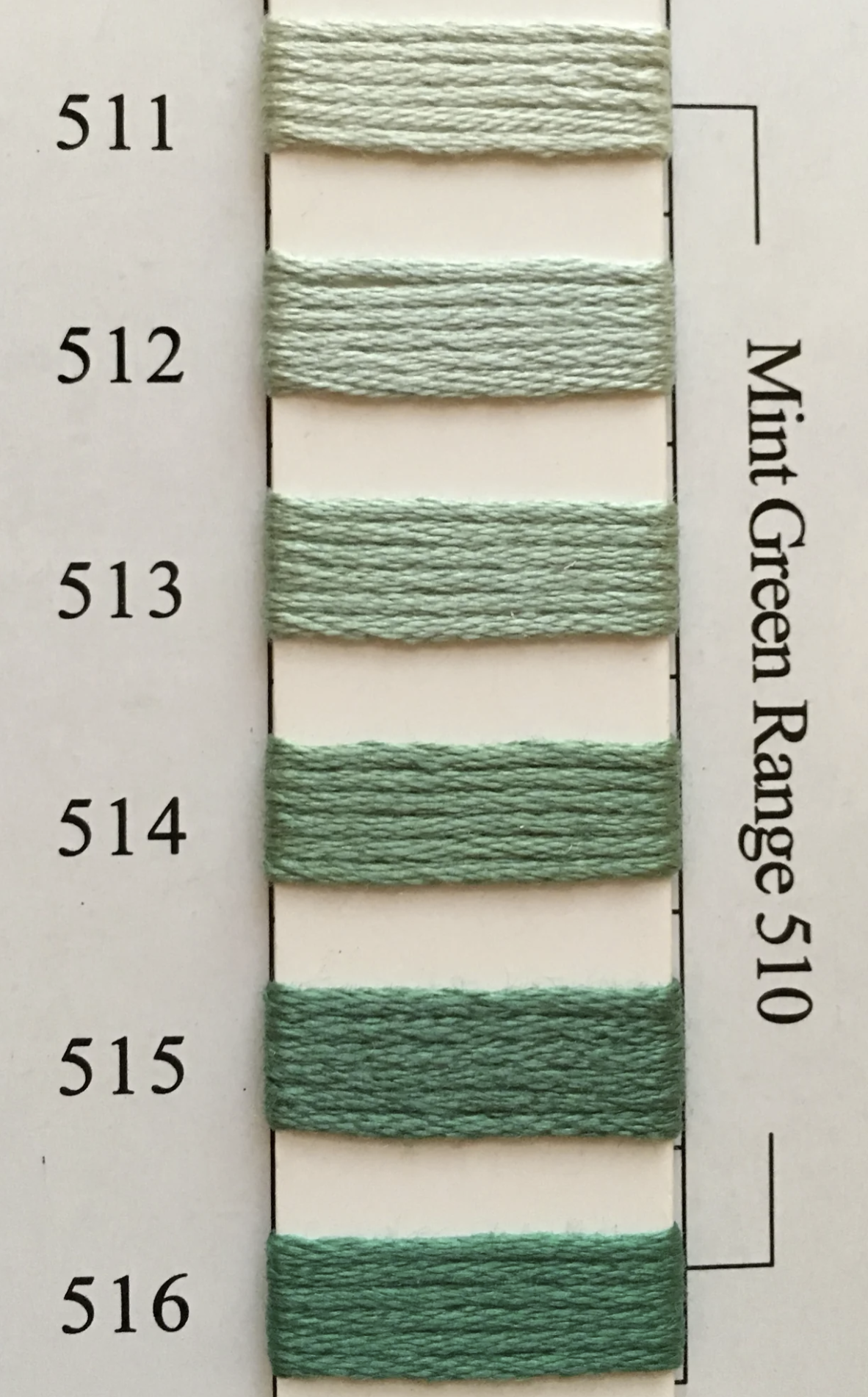 Needlepoint Inc Silk (NPI) 501 - 588
