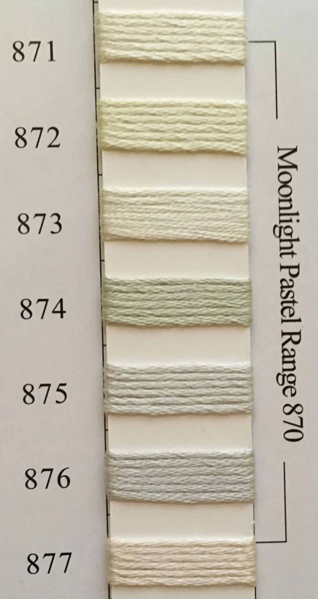 Needlepoint Inc Silk (NPI) 800 - 899