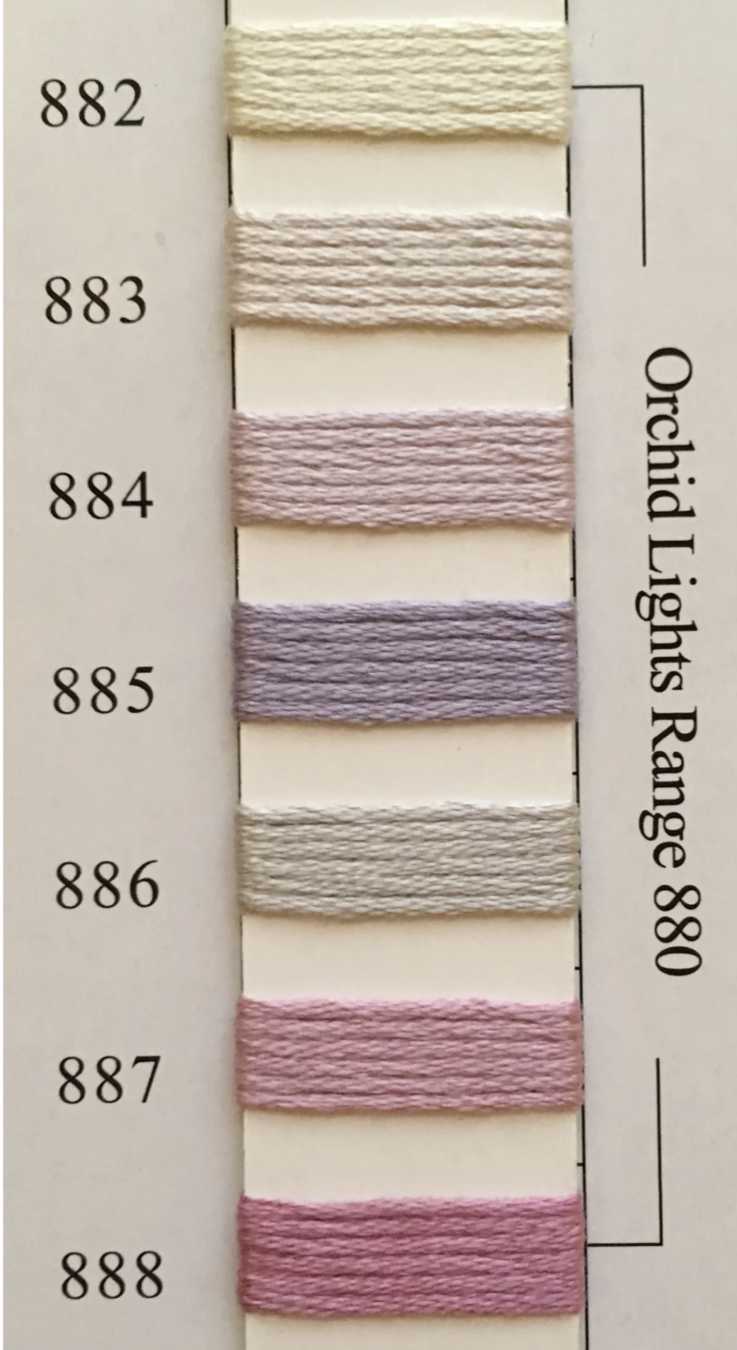 Needlepoint Inc Silk (NPI) 800 - 899