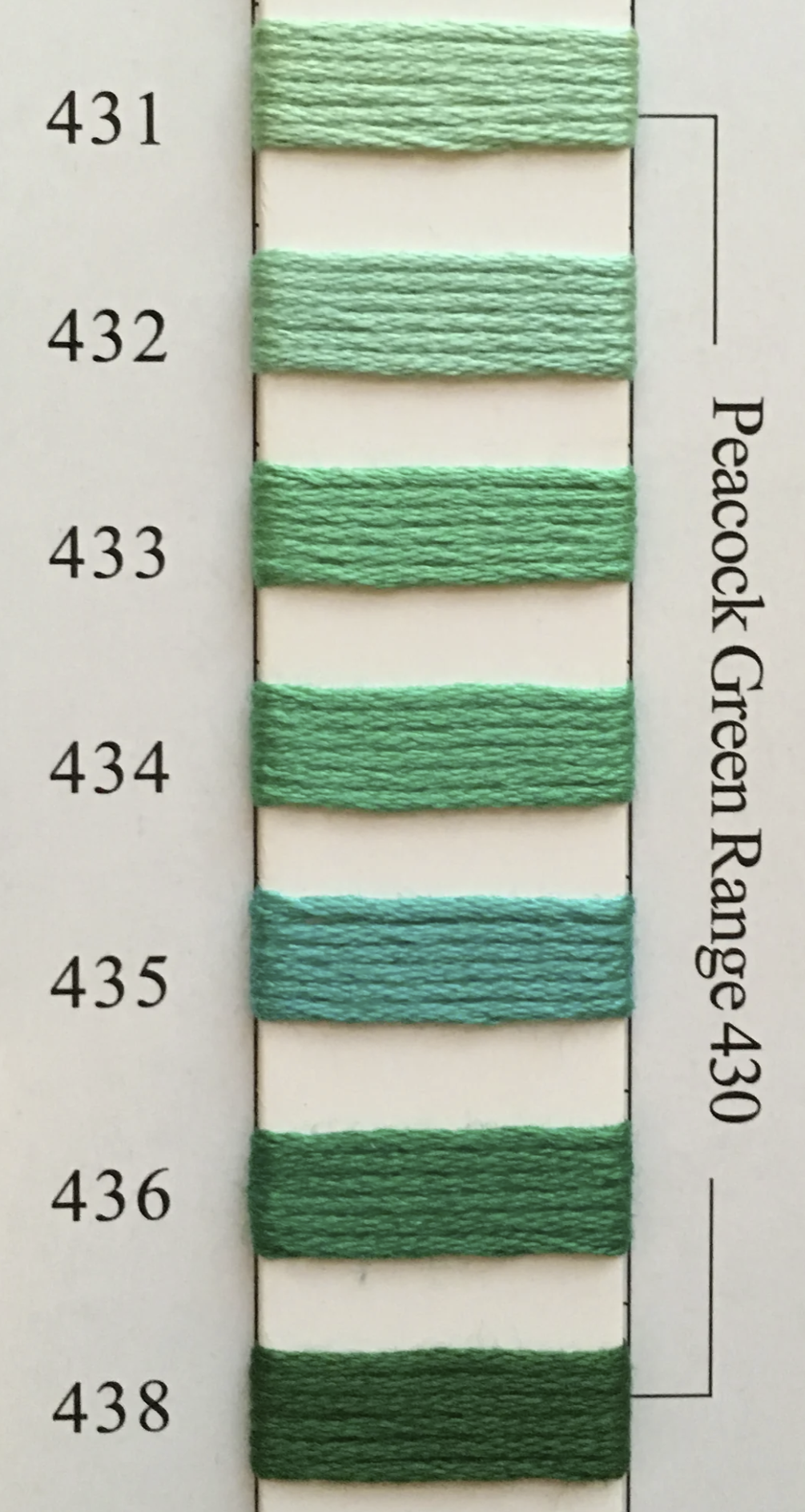 Needlepoint Inc Silk (NPI) 401 - 495