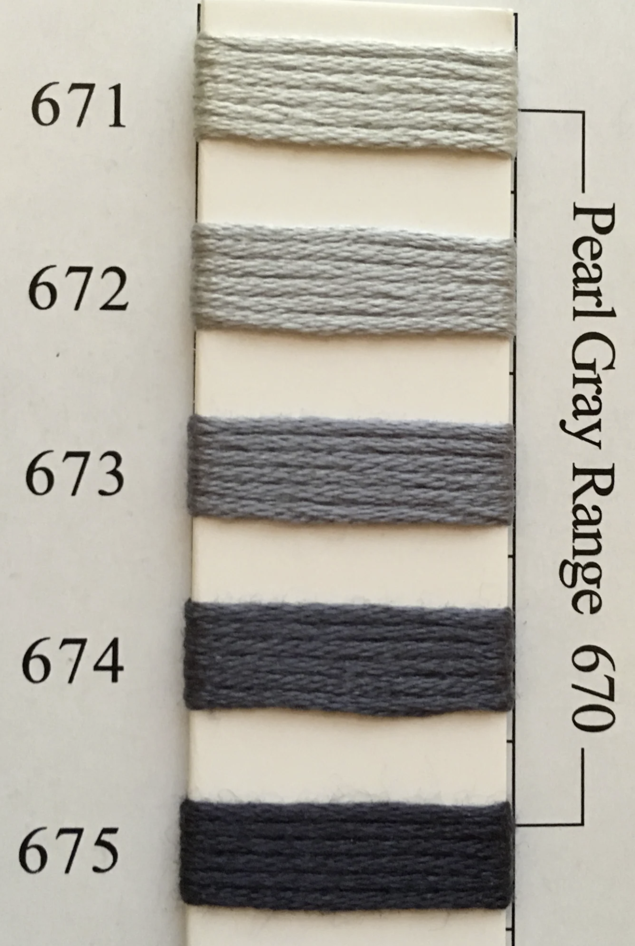Needlepoint Inc Silk (NPI) 601 - 698