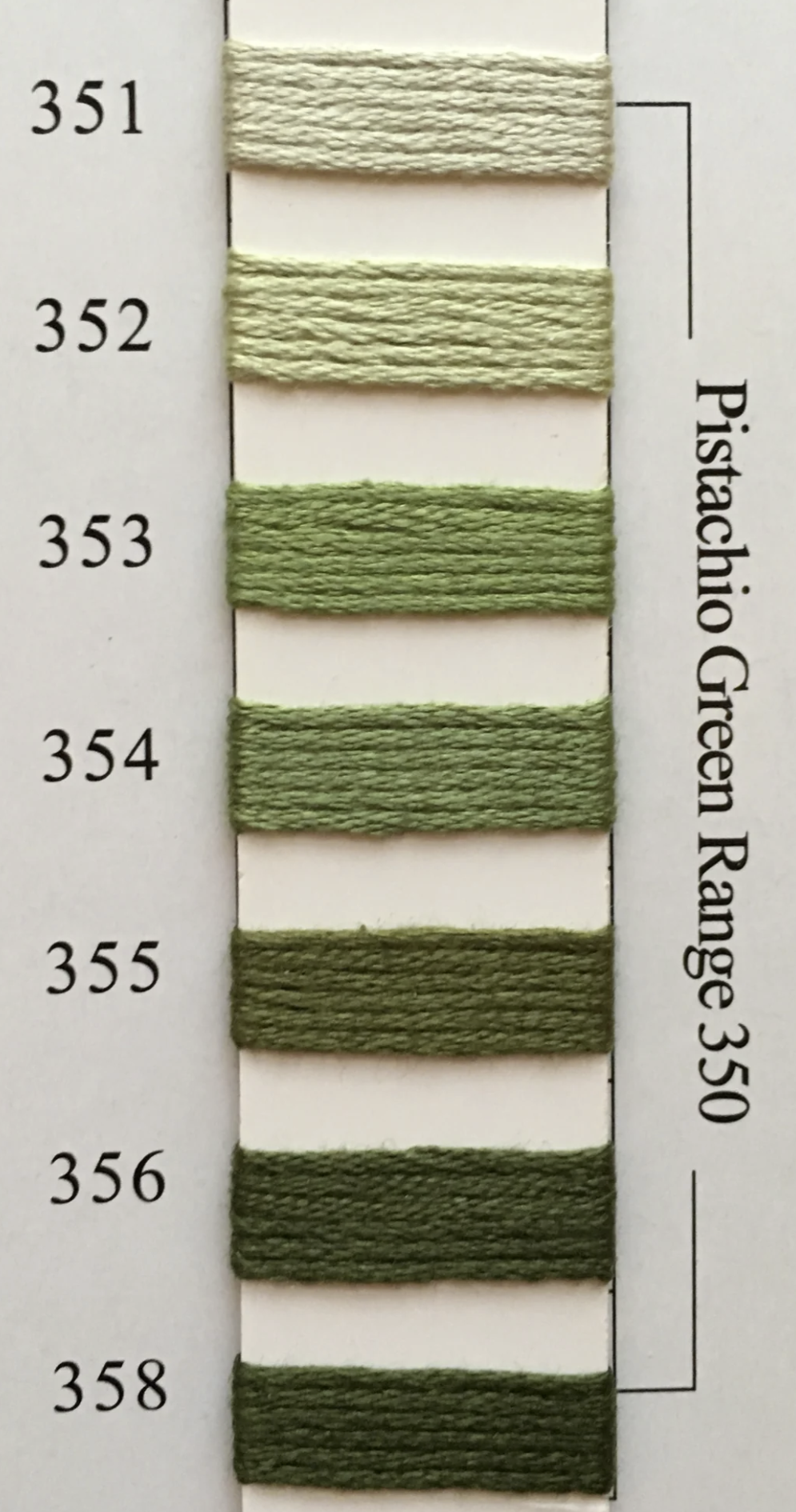 Needlepoint Inc Silk (NPI) 301 - 358