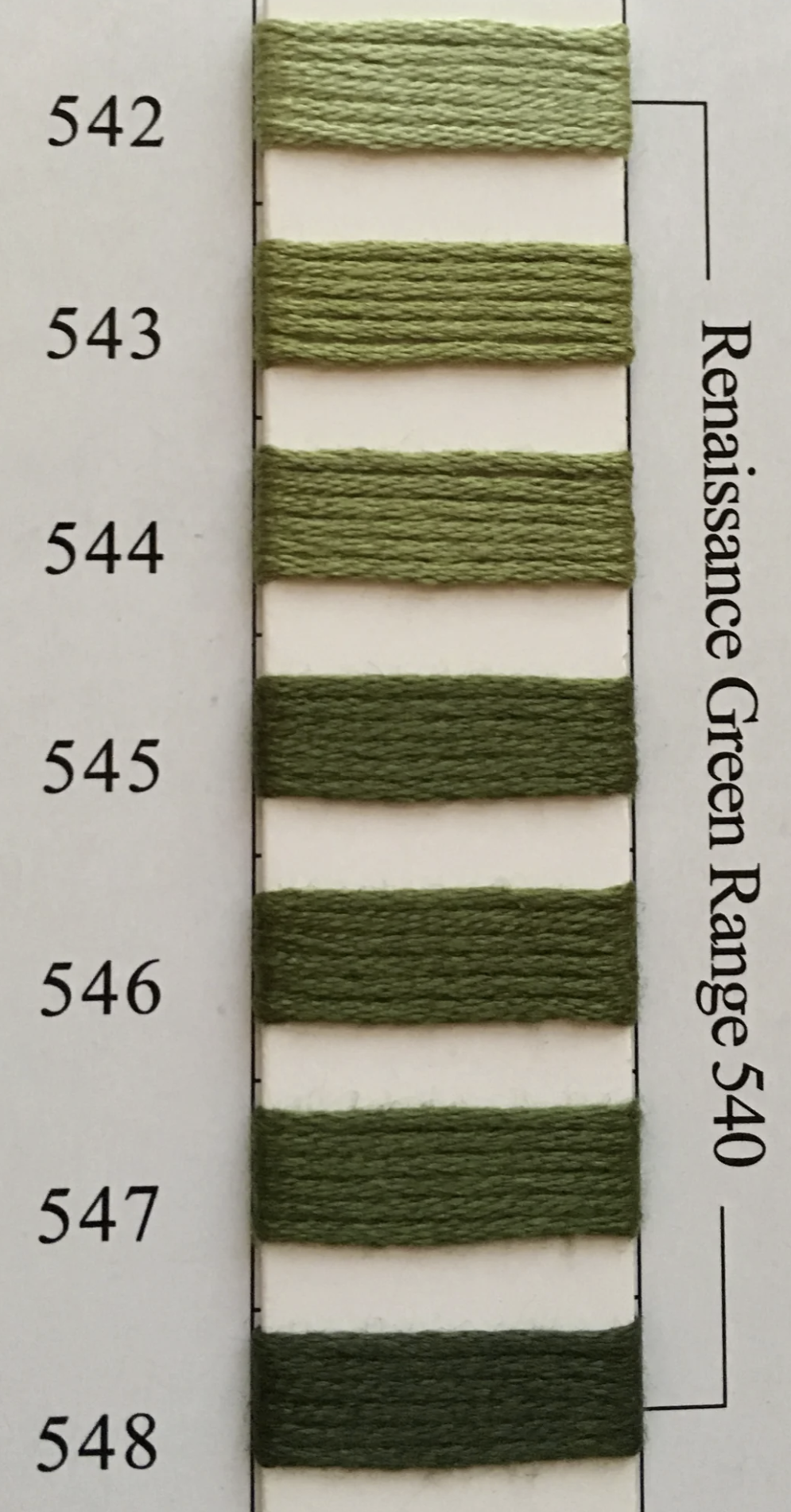 Needlepoint Inc Silk (NPI) 501 - 588