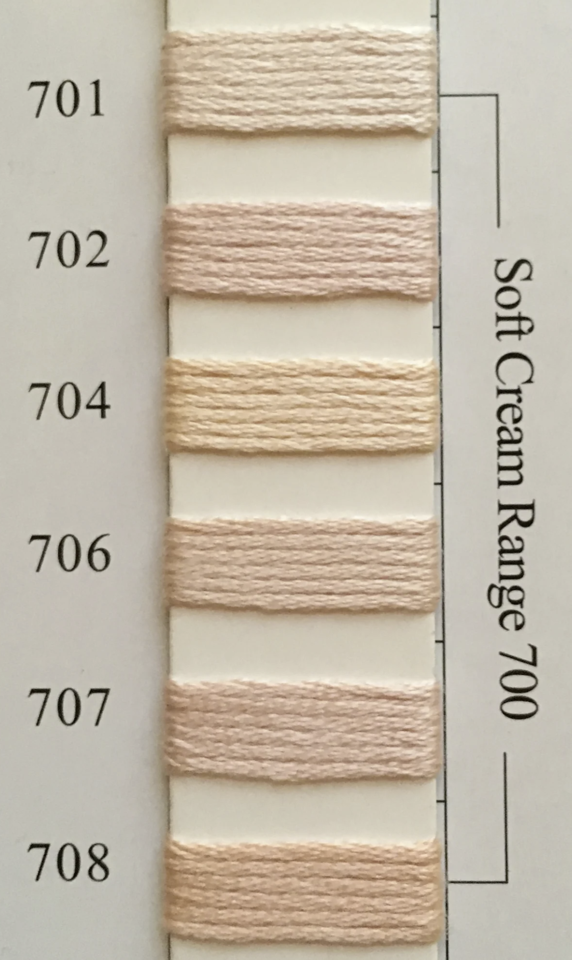 Needlepoint Inc Silk (NPI) 701 - 793