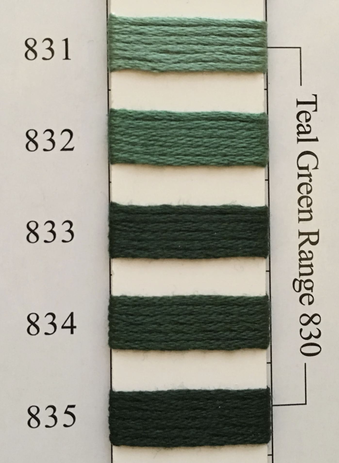 Needlepoint Inc Silk (NPI) 800 - 899