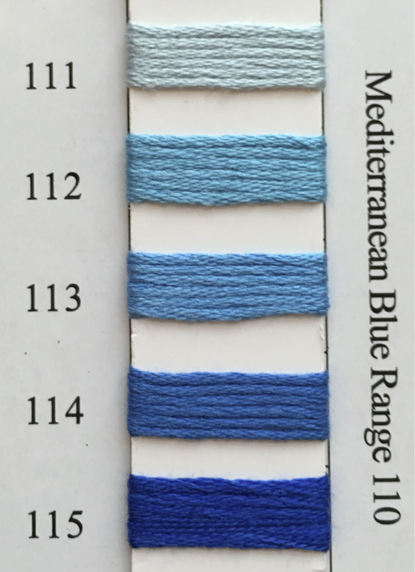 Needlepoint Inc Silk (NPI) 101 - 187