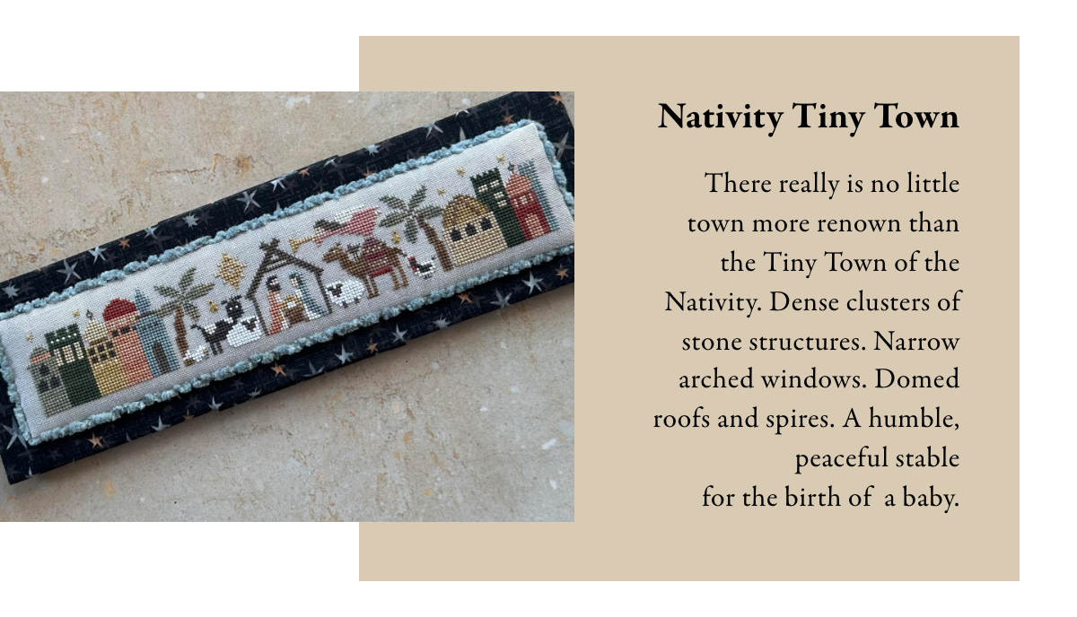 Nativity Tiny Town - Cross Stitch Pattern by Heart in Hand PREORDER