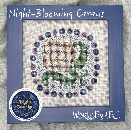 Night-Blooming Cereus - Cross Stitch Pattern by Works by ABC PREORDER