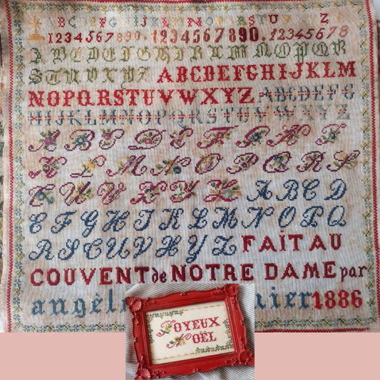 Notre Dame Alphabets & Joyeux Noel - Cross Stitch Pattern by Mojo Stitches