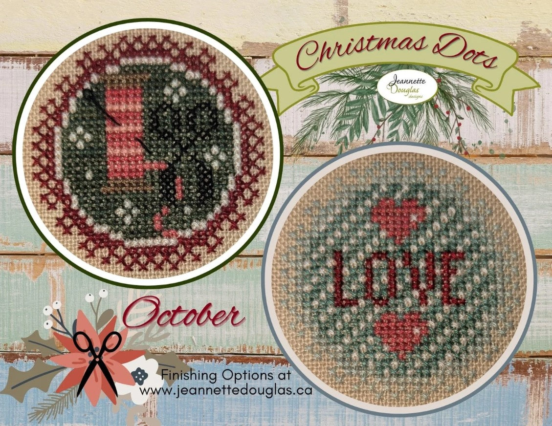 Christmas Dot Series - Cross Stitch Patterns by Jeannette Douglas