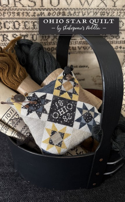 Ohio Star Quilt - Cross Stitch Pattern by Shakespeare's Peddler PREORDER