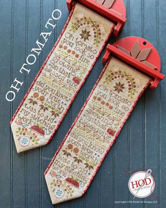 Oh Tomato - Cross Stitch Pattern by Hands on Design PREORDER