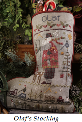 Olaf's Stocking - Cross Stitch Pattern by Shepherd's Bush PREORDER